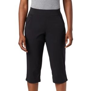 columbia Women’s Black Athletic Cropped Bottoms Size Medium